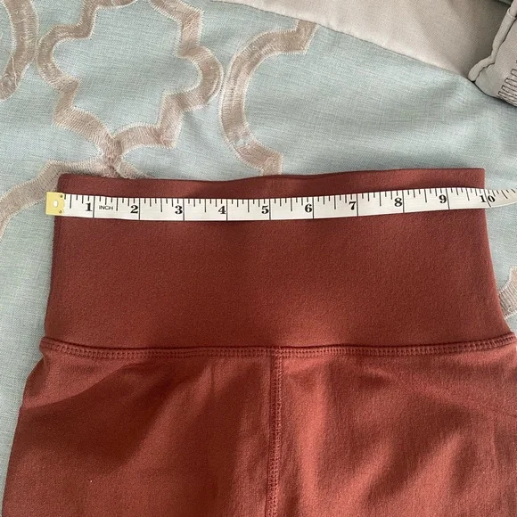 Fabletics Sculptknit Leggings, XS, Macrame, 7/8, High-Waisted, Chestnut - Picture 8 of 10